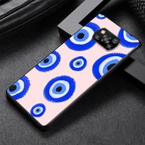 Blue Evil Eye Case for Xiaomi Poco X3 NFC M3 X4 Pocophone F1 M4 Pro F4 F3 GT Black TPU Cover Redmi Note 11 9S 10 8 9 Phone Shell Pocophone F1 blue