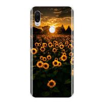 For Xiaomi Redmi Note 7 7S PRO Case Silicone Yellow Sunflower White Back Cover For Xiaomi Redmi K20 Pro 7 7A GO Y2 Y3 Phone Case Redmi 7 brown