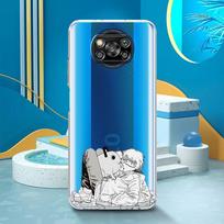 Soft Case For Xiaomi Mi Poco X3 NFC 11T Pro 11 Lite X4 F3 M3 M4 10T 9T Note 10 12X 11X F1 Clear Phone Cover Chainsaw Man Power Mi Poco X4Pro 5G blue