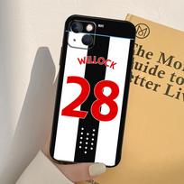 Futbolo žvaigždės numeris telefono dėklas, skirtas iPhone 12 11 13 Pro Max X XR XS Max 7 8 Plus SE 2020 12 Mini 13 Mini dangtelis iphone 5 5S