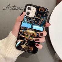 Puikus lėktuvo kabinos telefono dėklas, skirtas iPhone 11 12 13 14 Pro Max mini X XR XS SE 2020 6 7 8 Plus Samsung Galaxy S21 S22 apvalkalas Samsung S22ultra