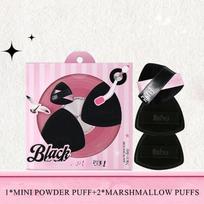 Black Air Cushion Foundation Makeup Puff Powder Blender Sponges Dry Wet Dual Use Details Cosmetics Applicator Tool