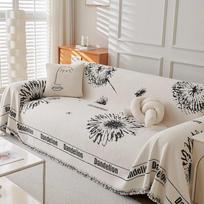 Cream Style Plush Sofa Cover Towel Autumn and Winter Thickened Anti-Scratching Simple Modern Sofa Cushion All-Inclusive Sofa Towel 180*130cm