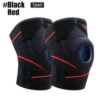 1 Pair of Spring Support Running Knee Pads Basketball Knee Pads Professional Sports Knee Pads Knee Pads black