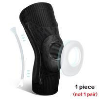 1 PCS Knee Support Compression Knee Brace Professional Protective Knee Pad Breathable Bandage for Basketball Tennis Cycling Gym XL white