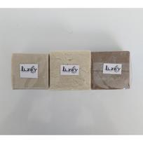 Ilzey Natural Olive Oil, Goat Milk, Juniper Tar; 3-Piece Natural Soap Set