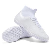 Football Shoes 30-47 UNISEX Football Boots High-top Rubber Tie High Elastic Socks Training Artificial Grassland Outdoor Sports Training Football Shoes 31 balta