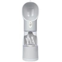 3 in 1 Portable Dog Water Bottle Dispenser For Small Large Dogs Cats Walking Feeder Bowl Travel Outdoor Drinking Pet Accessories white