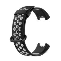 Watchband Sports Silicone Strap For Xiaomi Mi Watch Lite Wristband Two-Color Watchband For Redmi Watch Band For Mi Watch Lite black