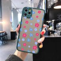 Colorful Flower Phone Case For IPhone 14 13 12 11 Mini Pro Max XS X Max XR 8 7 Plus SE 2022 Skin Color Phone Cover iPhone SE 2020-2022 gray