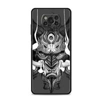 Cover For Xiaomi Poco X3 X4 NFC M3 M4 Pro 5G Mi 11 lite 11T 9T 12 10T 11E Note10 Phone Case Japan Samurai Oni Mask Mi 9 gray