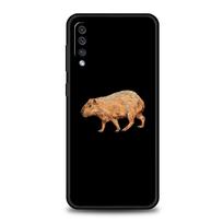 Mielas animacinis kapibaros telefono dėklas Samsung Galaxy A52 A14 A50 A70 A30 A40 A20S A20E A02S A12 A22 A34 A42 A32 5G A54 A04s dangtelis Samsung A52 5G