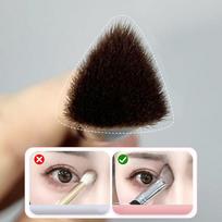 Angled Triangle Concealer Brush Contour Highlighter Concealer Brush Synthetic Hair Makeup Brush Traceless Foundation Brush black