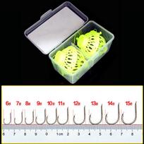 2Pcs/box Carp Fishing Explosion Bait Cage String Hooks Line Group High Carbon Steel Metal Feeder Holder Fishhook Accessories