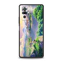 Genshin Impact landscape Phone Case For Xiaomi Redmi Note 13 12 5G 11 10 Pro 4G Plus 9S 9 8 7 9T 8T 10C 9C 9A 5G Silicone Cover Redmi Note 9S gray