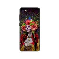 Black tpu Case For Samsung Galaxy A50 50S A30S A10 A01 A11 A21S A31 A41 A51 A71 M21 M30S S10 LITE Catrina rose girl Skull Art Samsung A01
