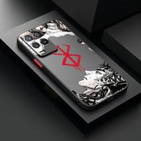 Berserk Comics Anime For OPPO Find X5 X3 Neo F21S F21 K10 Pro Lite TPU Shockproof Frosted Translucent Phone Case OPPO Find X3 Lite gray