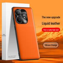 Realme GT Neo 6 SE skystos odos apsauginis dangtelis - nuo kritimo, vientisas dizainas, tinka mobiliesiems telefonams. Realme GTneo6se vyšnių žiedų rožinė spalva