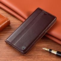 ZTE Axon 50 Ultra Supreme Edition Genuine Leather Flip Cover for Axon 41 and 30 Pro ZTE Axon 11 gray