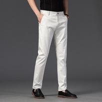 New Striped Men'S Casual Pants, Business Casual Summer Trend Brand, Young Men'S British Straight Leg Pants, Men'S Fashion 30 balta
