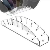 Transparent Acrylic Cap Storage Rack Baseball Cap Display Rack Sun Hat Rack One Size balta