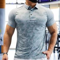 Men Dry Fit Compression Sweatshirt Man Short Sleeve Athletics Clothing Gym Fitness Sports Wear Tops Golf T-shirts  Sportswear XXXL gray