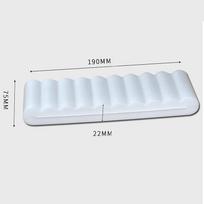 Nešiojamo plastikinio baterijos dėklo dangtelio laikiklio laikiklio laikymo dėžutė, skirta 10 vnt 18650 baterijų 1PC white