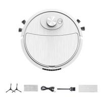 Mini siurblys šlavimo robotas Super Suction Mažas triukšmas Vieno mygtuko paleidimo įkraunamas dulkių siurblys Šlavimo šlavimo išmanusis robotas balta