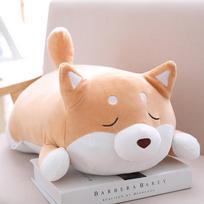 36 /55 Mielas Storas Šiba Inu Šuo Pliušinis Žaislas Kimštas Minkštas Kawaii Gyvūnas Animacinis Paveikslėlis Mielas Dovana Vaikams Kūdikiui Vaikams Gera Kokybė 36cm white