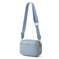 Trendy women's bags New solid color PU messenger bags Women's small bags Women's shoulder bags Small square bags 22*7*15 rožinė