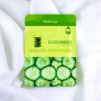 FARMSTAY VISIBLE DIFFERENCE MASK SHEET CUCUMBER, Moisturizing,Korean Cosmetics, Kbeauty, sample