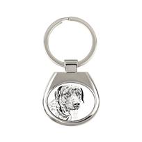 Catahoula Leopard Dog, Catahoula Cur - keychain with a dog, keychain with a print, personalized pendant from the Art-Dog brand sidabras