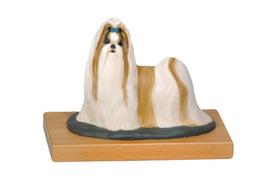 Šicu, Chrizantemų šuo - tapyta figūrėlė, statulėlė, figūra, pagaminta menininko, prekės ženklas Art-Dog