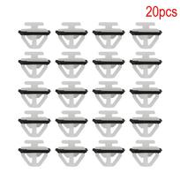 Useful Car Rivet Clips With Sealer White 20pcs 87756-2E000 white