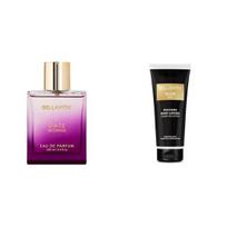 Bella Vita Luxury Date Woman Eau De Parfum KLUB Man Body Perfume Lotion  ,Healthy Skin with Argan Oil and Shea Butter 200 ml black