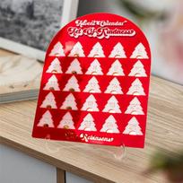 Christmas Advent Calendar 25 Days Acrylic Xmas Gift Creative Decoration Desk for raudona