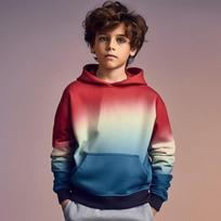 Boys Grils 3D Shark Hoodie Pullover Long Sleeve 3D Print Spring Fall Fashion Streetwear Kids 3-12 Years Outdoor Casual Daily 100CM
