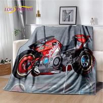 3D Cyberpunk Concept Motorcycle Cartoon Soft Plush Blanket,Flannel Blanket Throw Blanket for Living Room Bedroom Bed Sofa Picnic 30x40in
