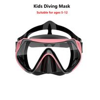 Kids Snorkel Swimming Mask for Child Diving Mask Anti-Fog Swim Goggles With Nose Cover For Snorkeling Swimming Training