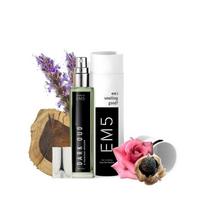 EM5™ Tamsaus Oudo Kvepalai | Rožių Oudo Pačiulio Kvapas | Kvepalų Purškiklis | Prabangus Kvepalų Purškiklis Jam 15ML gray