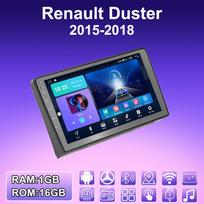 2 DIN Android Car Radio For Renault Duster 2015-2018 Multimedia Player Head Unit Stereo GPS Navigation WIFI 1+16GB 1+16GB blue