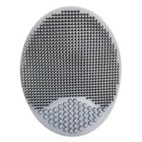 Men Facial Cleaning Brush Scrubber Soft Silicone Miniature Face Deep Cleaning Shave Massage Face Scrub Brush Small Face Cleaner black