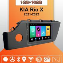 Automobilio radijas Android Auto Carplay, skirtas KIA Rio X 2021-2022 Multimedijos grotuvo galvos blokas Stereo GPS navigacija BT WIFI 1+16GB 1+16GB
