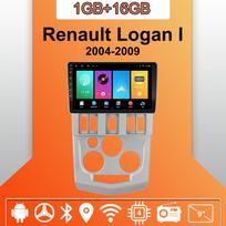 Car Radio Android Auto Carplay For Renault Logan I 2004-2009 Multimedia Player Head Unit Stereo GPS Navigation BT WIFI 1+16GB 1+16GB