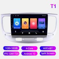 Automobilio radijas Android Auto Carplay, skirtas KIA Rio 2005-2010 Multimedijos grotuvo galvos blokas Stereo GPS navigacija BT WIFI 2+32GB 1+16GB sidabras