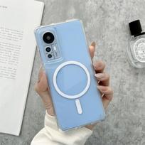 Funda For Xiaomi 14 Ultra 13 Pro Magsafe Magnetinis skaidrus telefono dėklas, skirtas Mi 13 12X 12S 14 Pro 11 Ultra belaidžiam įkrovimui Magsafing Tough Cover For Xiaomi 14 Ultra skaidri