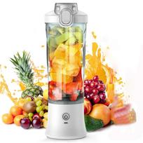 Naujas nešiojamas trintuvas 600 ml elektrinė sulčiaspaudė vaisių maišytuvai 4000 mAh USB įkraunamas smoothie mini blenderis asmeninė sulčiaspaudė colorf balta