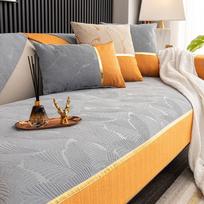 Chenille Four Seasons Universal Modern Luxury Style Sofa Cover 70x70cm oranžinė