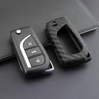 Anglies pluošto silikoninis dangtelis Toyota 2018 Camry nuotolinio valdymo pultui Without Packaging
