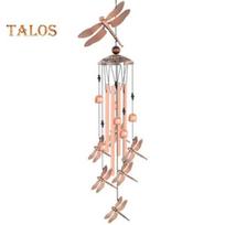 Metalinis vėjo varpelis Motinos dienos kolibris Dragonfly Vintage vėjo varpelio pakabukas Motinos dienos dovana lauko kiemo sodo dekoravimui Dragonfly